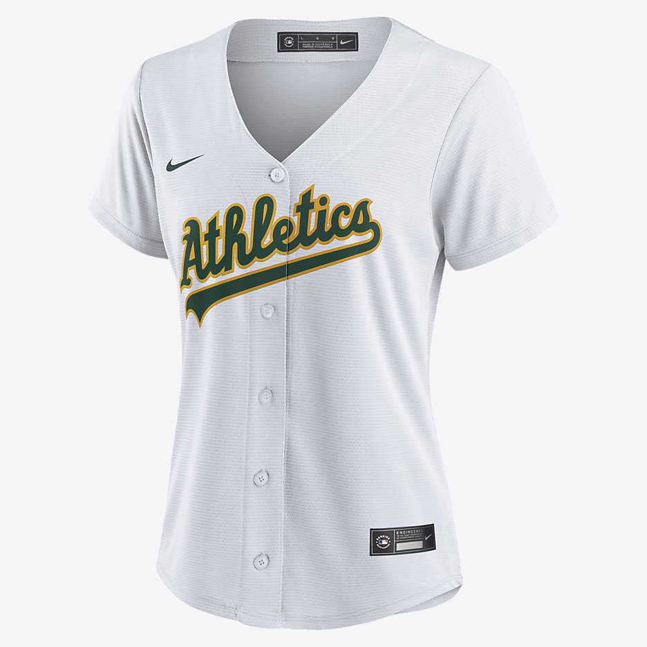 MLB Oakland Athletics (Khris Davis) Women's Replica Baseball Jersey - White