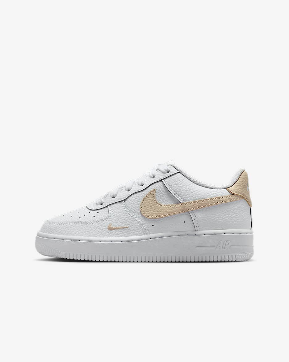 Chaussure Nike Air Force 1 pour ado - Blanc/Rattan