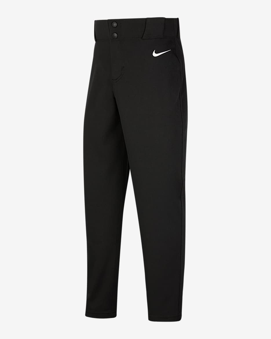 Pants de béisbol para niño talla grande Nike Vapor Select 2 - Negro/Blanco