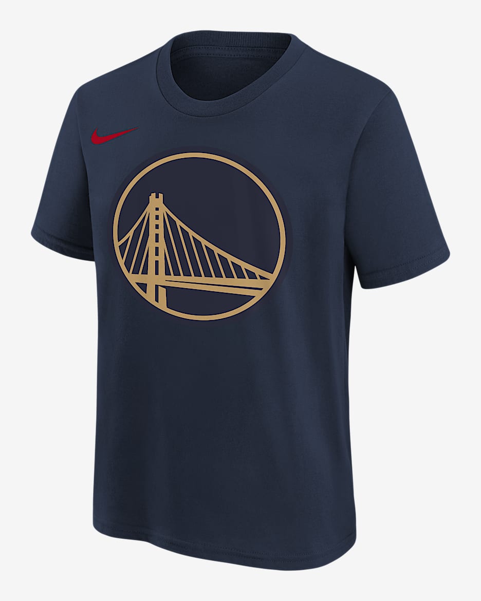 Golden State Warriors Essential City Edition Big Kids' Nike NBA T-Shirt - College Navy