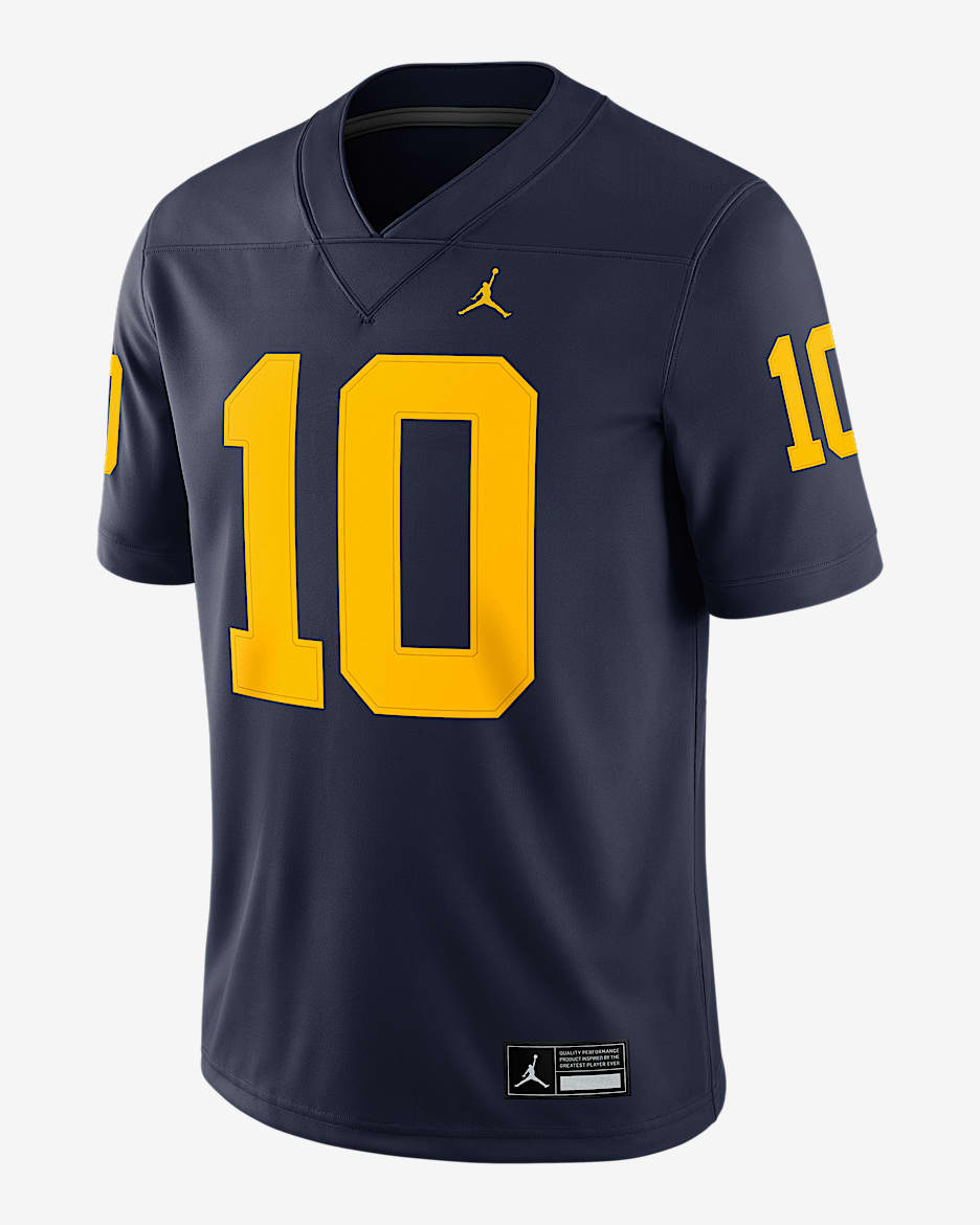 Michigan Men’s Jordan Brand Dri-FIT College Game Jersey - Navy