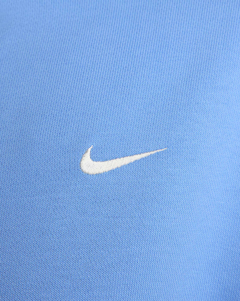 Sudadera con gorro de básquetbol de cierre completo Dri-FIT para hombre Nike Standard Issue - Azul universitario/Marfil pálido