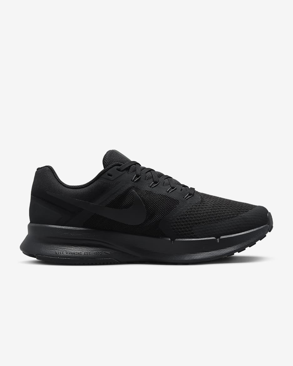 Nike Run Swift 3 Men's Road Running Shoes - Black/Dark Smoke Grey/Black