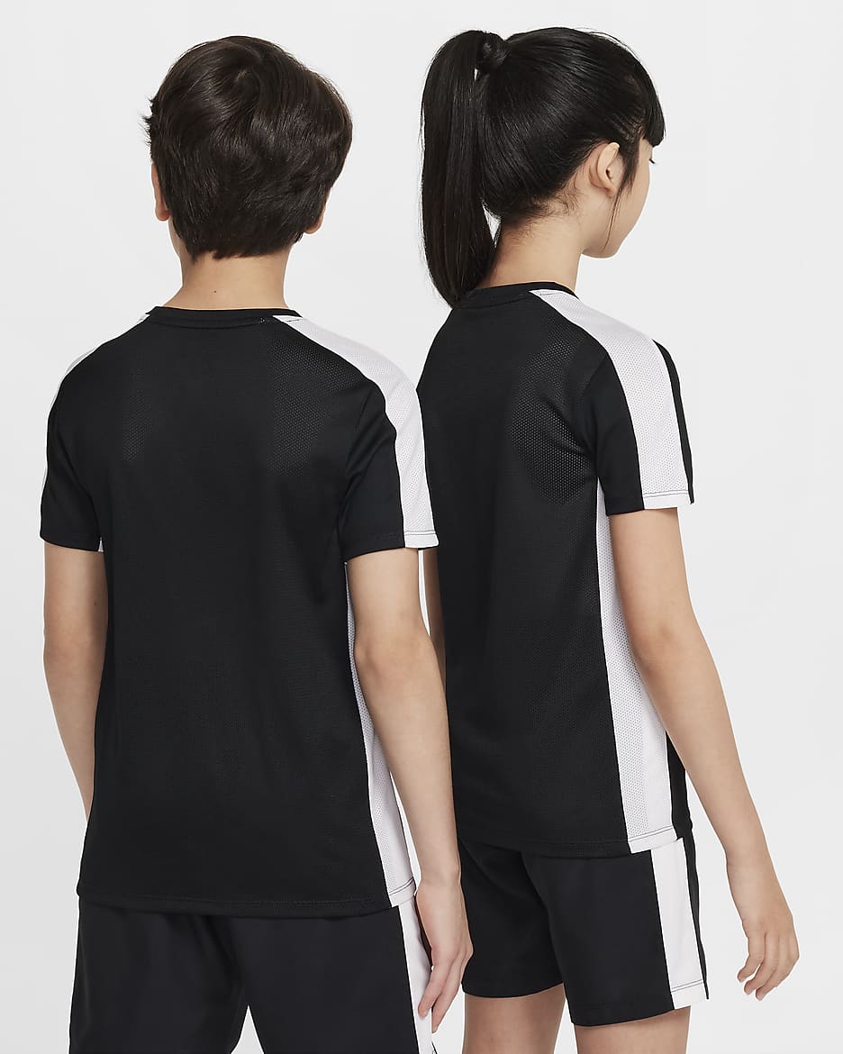 Nike Academy23 大童 Dri-FIT 足球上衣 - 黑色/白色/白色