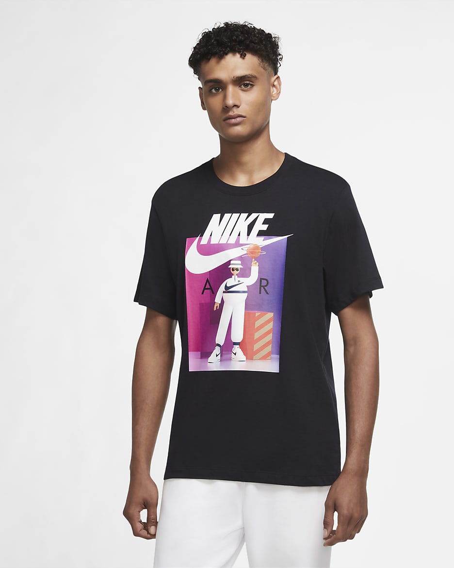 Playera con estampado para hombre Nike Sportswear - Negro