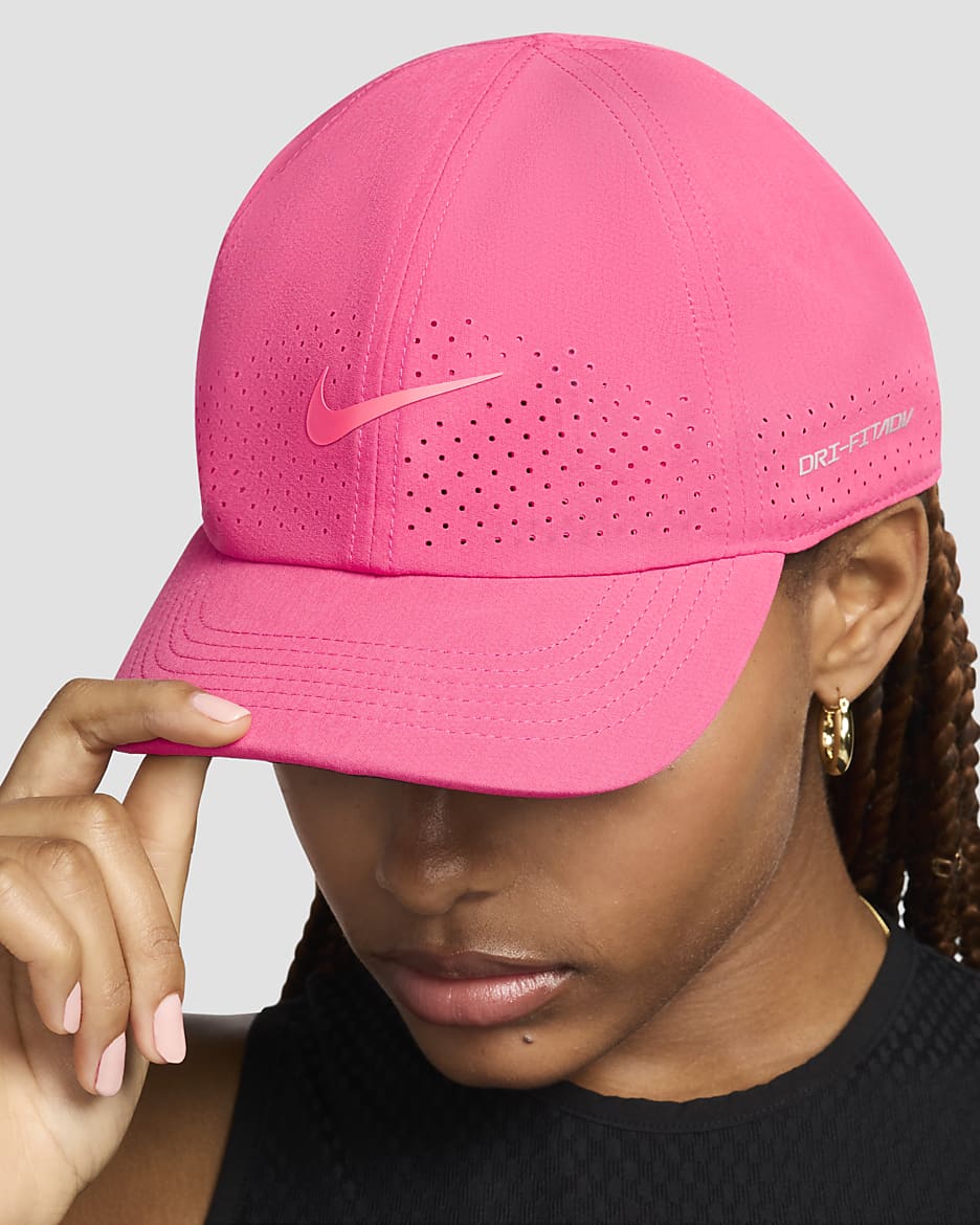 Nike Dri-FIT ADV Club ongestructureerde tennispet - Aster Pink/Hot Punch