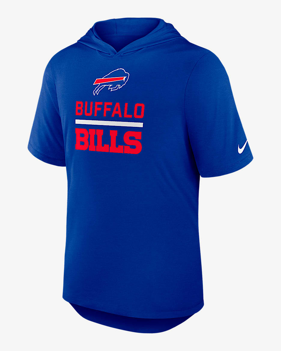 Buffalo Bills Men's Nike Dri-FIT NFL Hooded T-Shirt - Royal