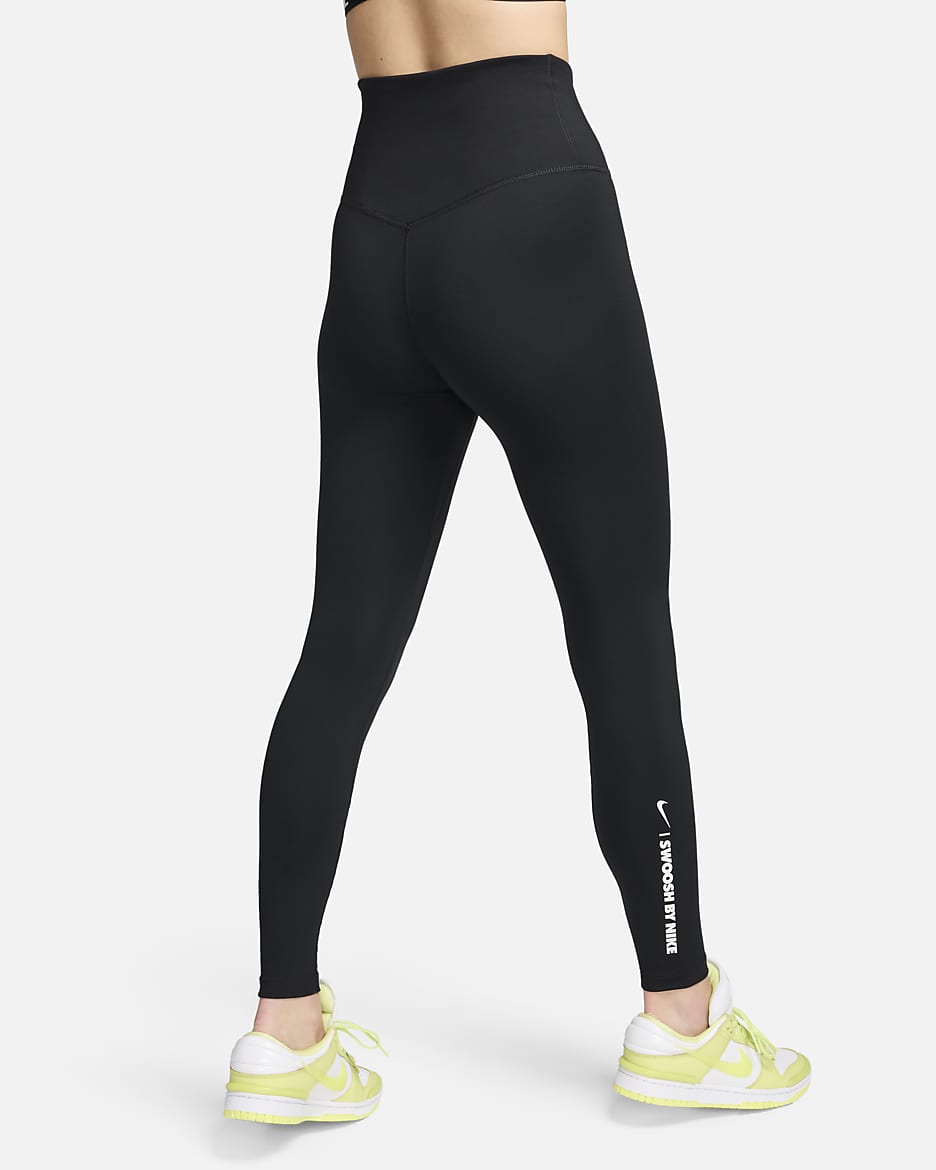 Nike One Women's High-Waisted Full-Length Leggings - Black/Sail