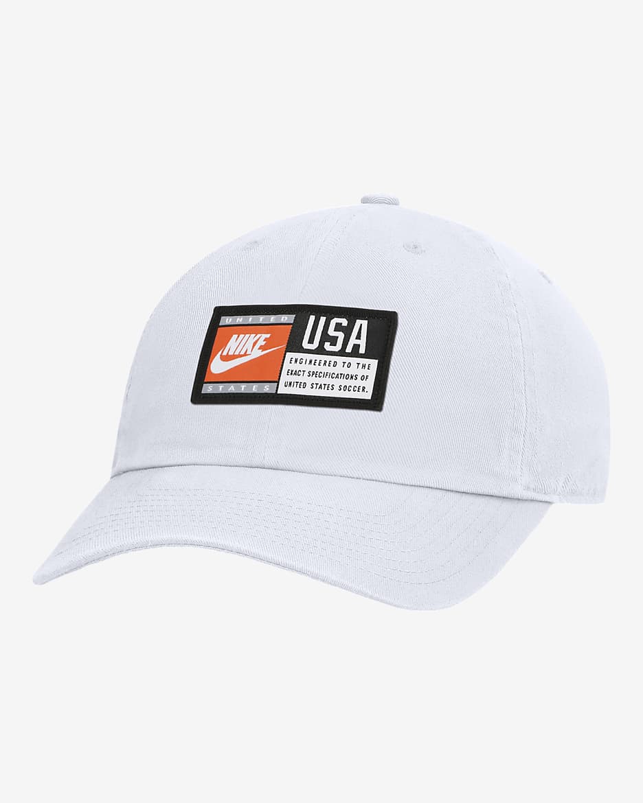 U.S. Heritage86 Adjustable Hat - White