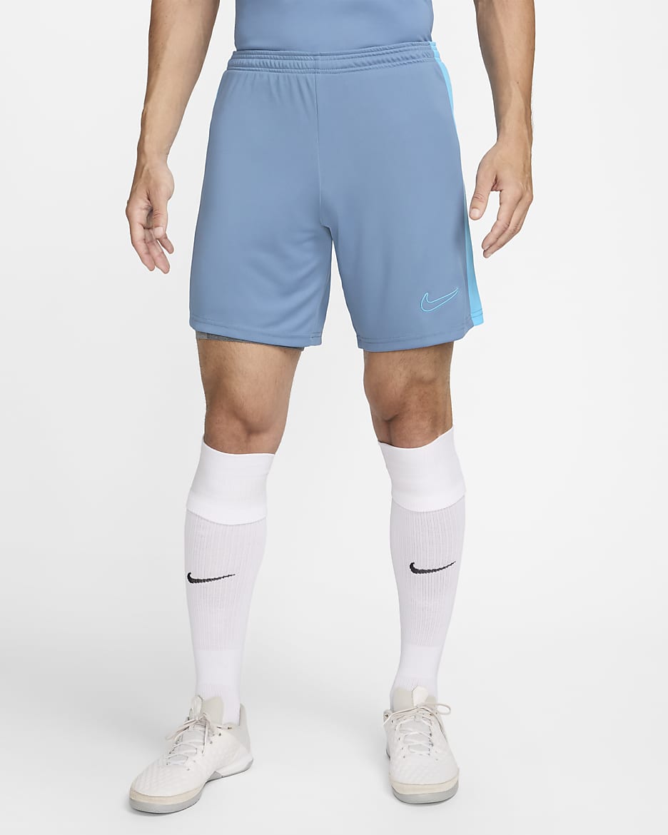 Shorts de fútbol Dri-FIT para hombre Nike Dri-FIT Academy - Tormenta del Egeo/Azul báltico/Azul báltico