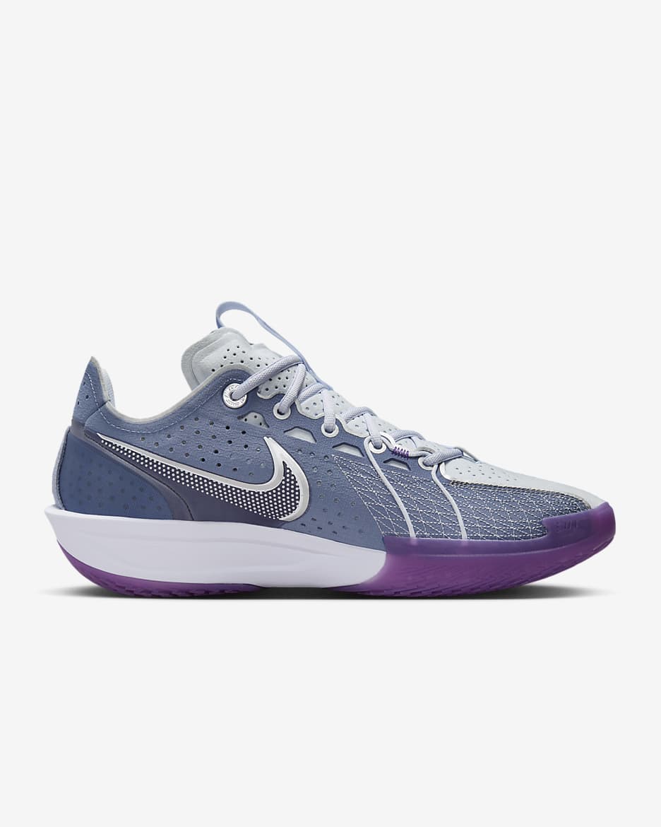 รองเท้าบาสเก็ตบอล Nike G.T. Cut 3 EP - Ashen Slate/Football Grey/Barely Grape/Metallic Silver