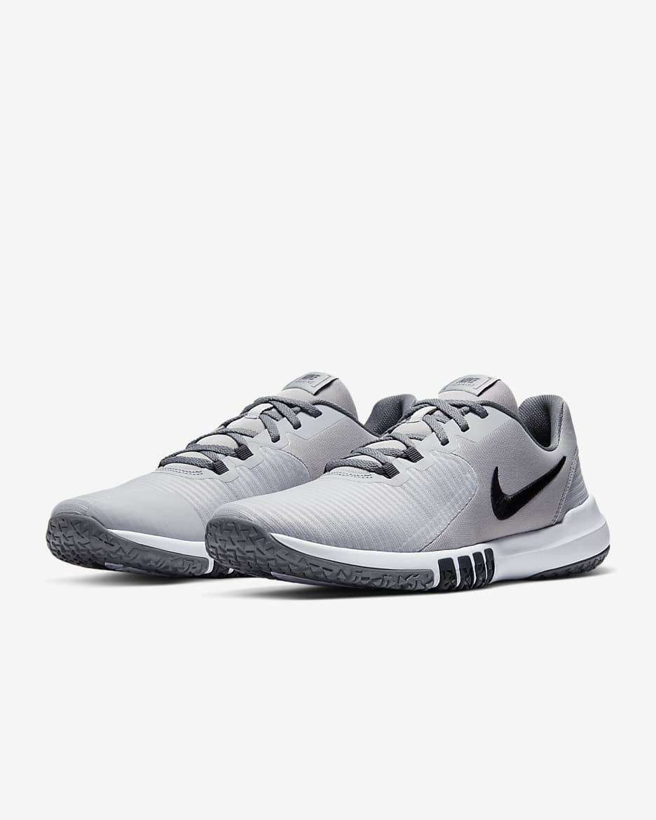 Nike Flex Control 4 Men's Workout Shoes - Light Smoke Grey/Smoke Grey/Dark Smoke Grey/Black