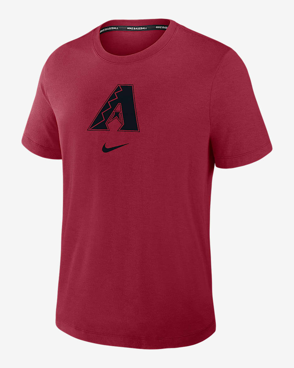Playera Nike Dri-FIT de la MLB para hombre Arizona Diamondbacks Authentic Collection Early Work - Carmesí team