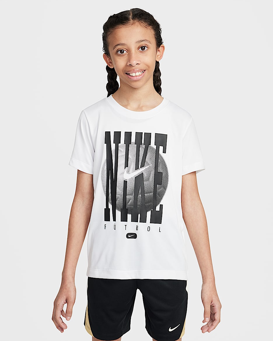 ナイキ レジェンド ジュニア Dri-FIT トレーニング Tシャツ - ホワイト