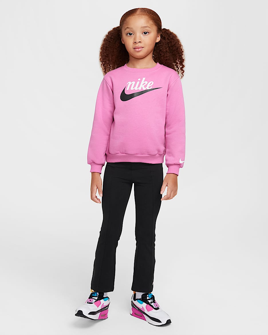 Conjunto de 2 piezas de leggings para niños talla pequeña Nike New Impressions - Negro
