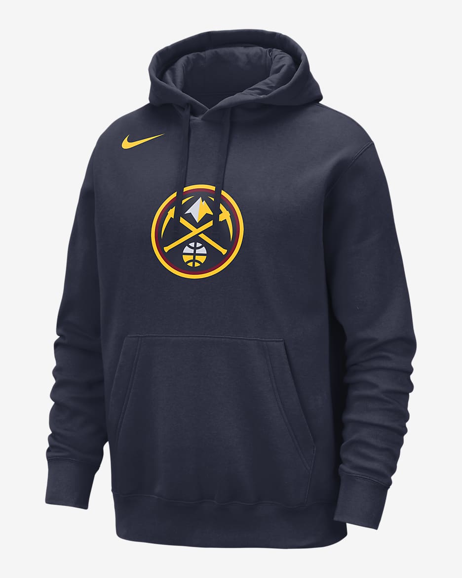 Denver Nuggets Club Men's Nike NBA Pullover Hoodie - College Navy