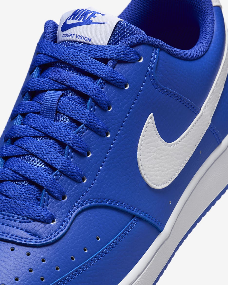 Tenis para hombre Nike Court Vision Low - Azul carrera/Blanco