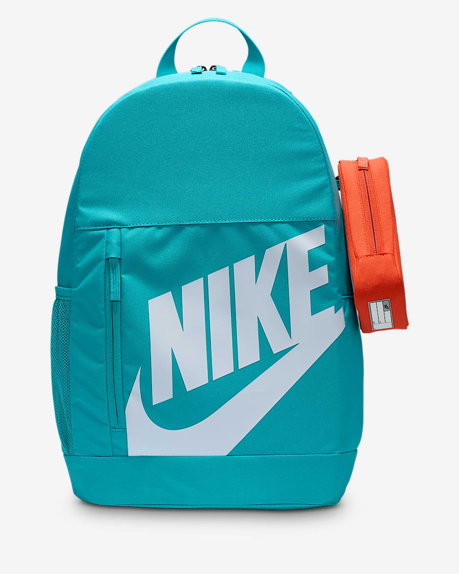 Mochila para niños talla grande (20 L) Nike Elemental - Cactus empolvado/Naranja/Blanco