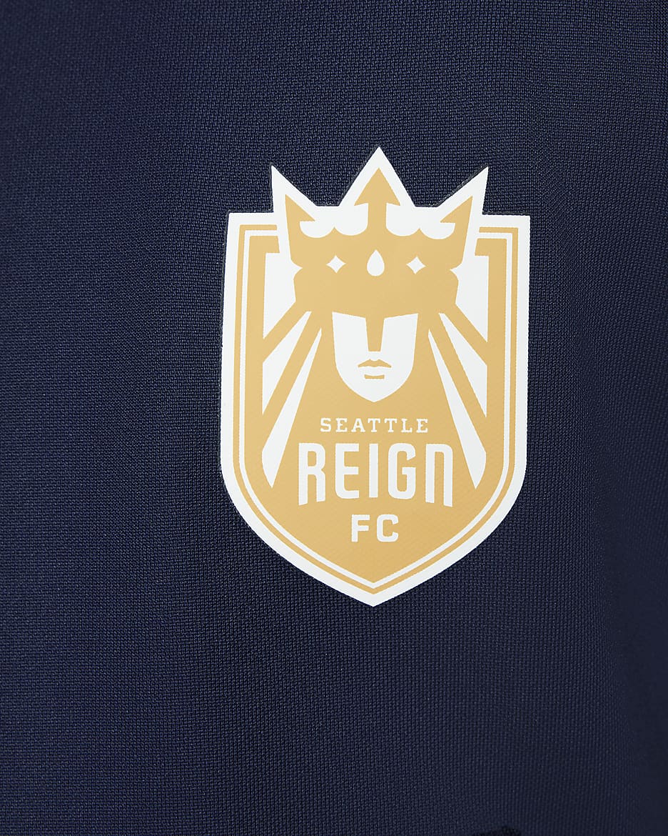 Jersey Nike Dri-FIT de la NWSL Replica para niños talla grande Seattle Reign 2024 Stadium Primary - Azul oscuro