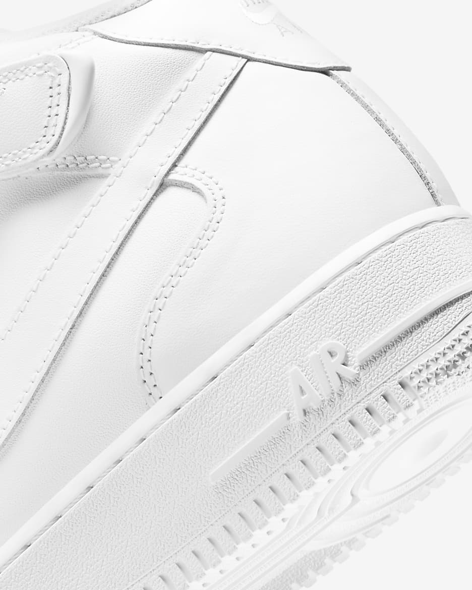 Nike Air Force 1 Mid '07 Zapatillas - Hombre - Blanco/Blanco