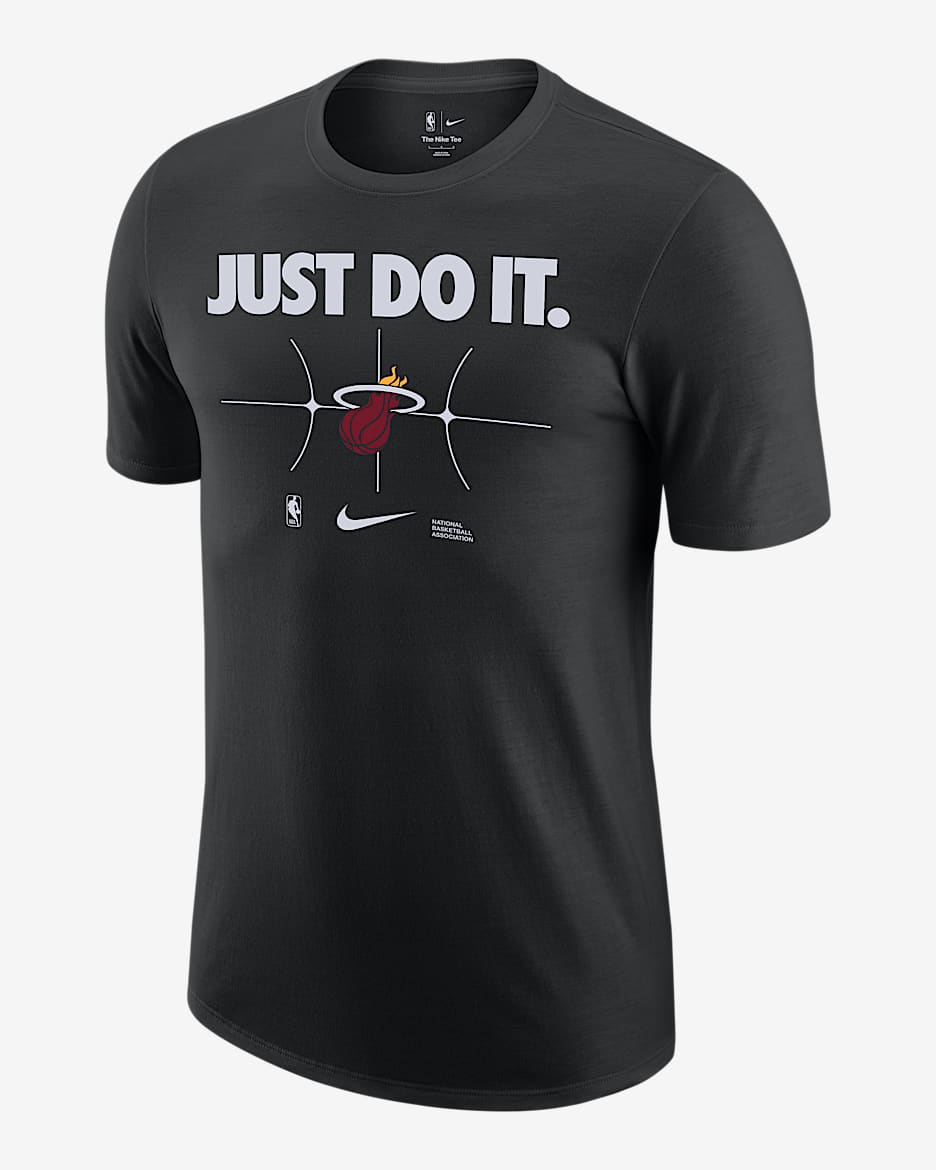 Miami Heat Essential Nike NBA-herenshirt - Zwart
