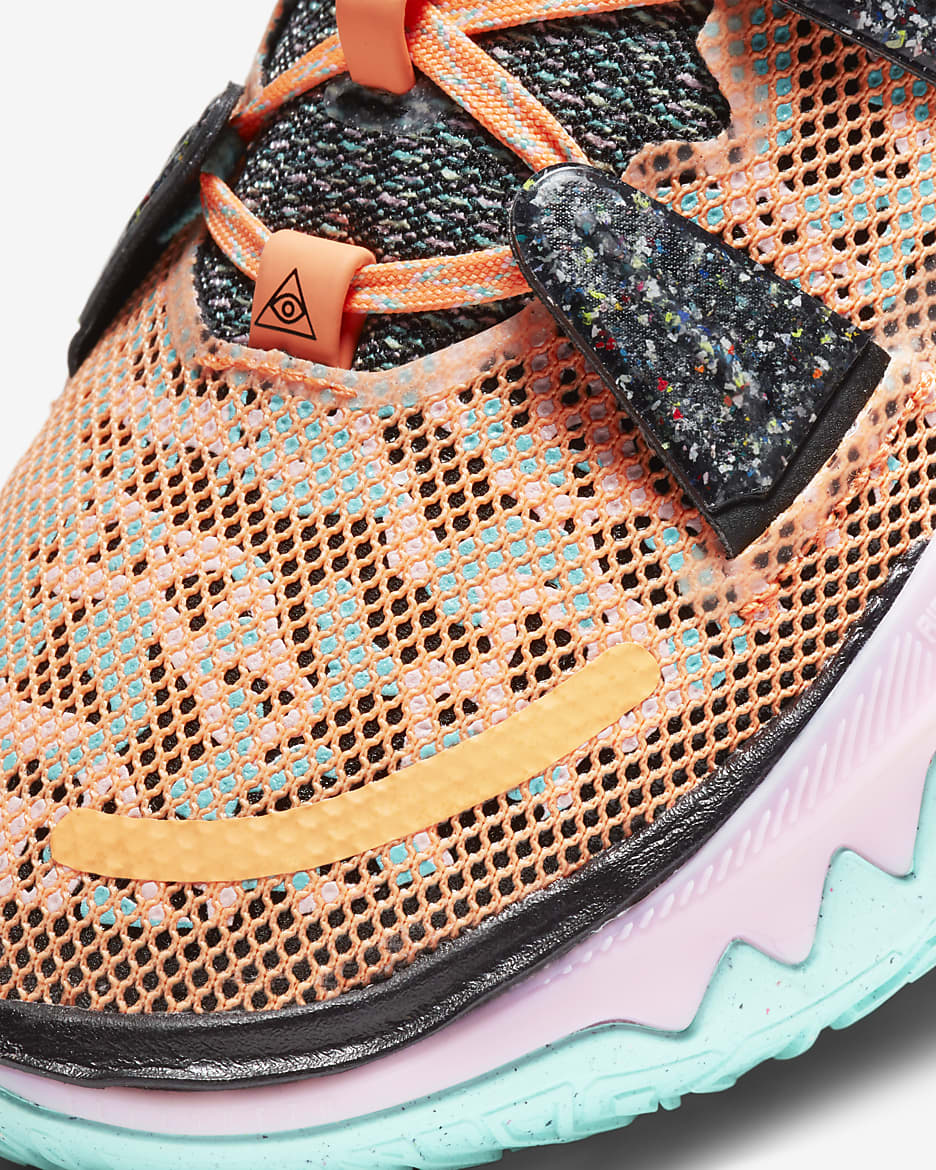 Calzado de básquetbol Kyrie 7 "Play for the Future" - Naranja atómico/Toque tropical/Negro