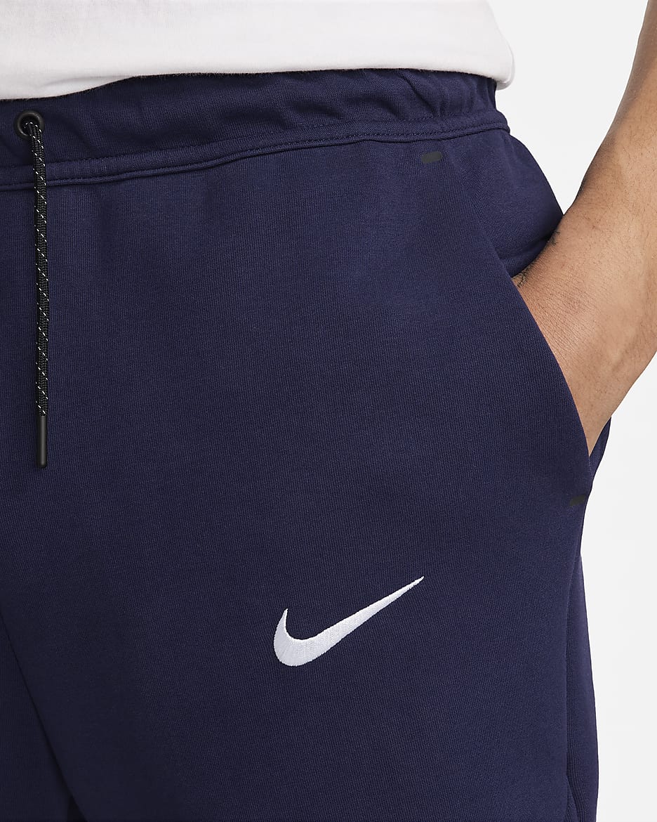 Pantalon de jogging Nike Football Angleterre Tech Fleece pour homme - Purple Ink/Blanc