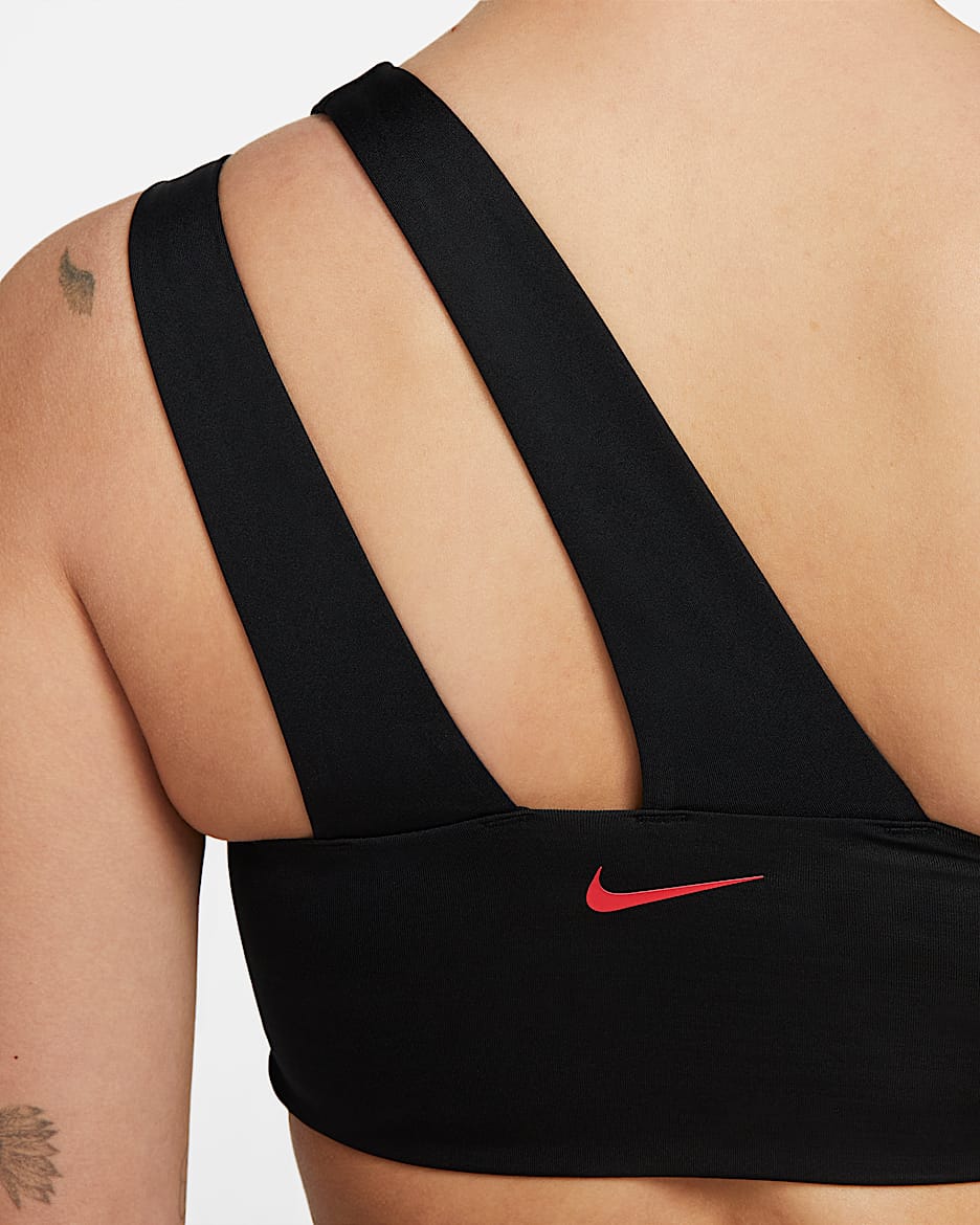 Prenda para la parte superior de traje de baño para mujer Nike - Negro