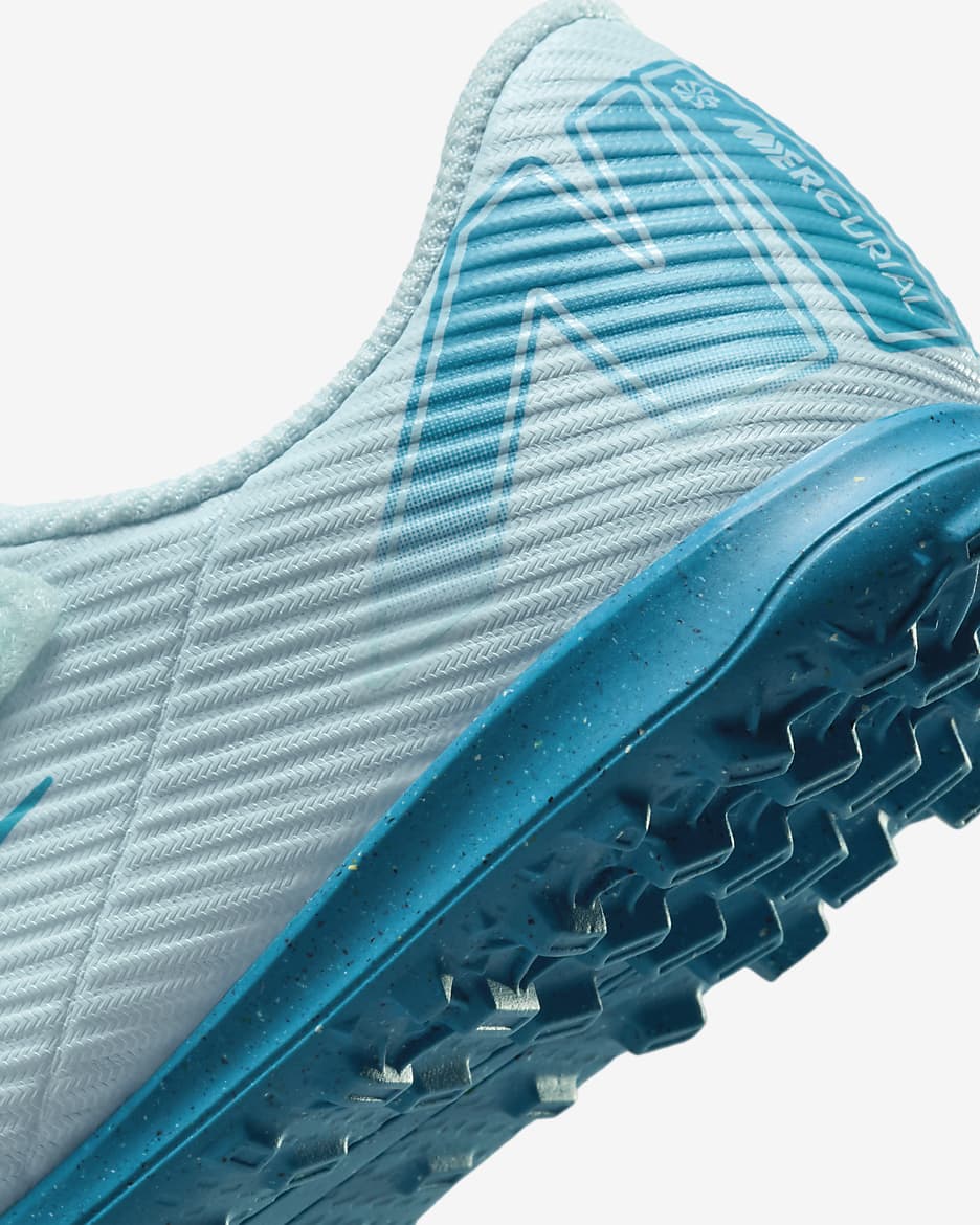 รองเท้าฟุตบอลไม่หุ้มข้อเด็กเล็ก TF Nike Jr. Mercurial Vapor 16 Club - Glacier Blue/Blue Orbit