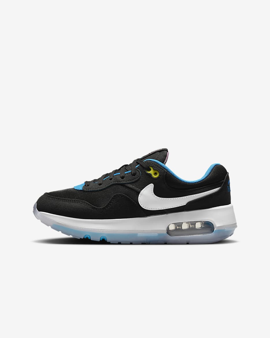 Nike Air Max Motif Older Kids' Shoe - Black/Blue Lightning/Game Royal/White