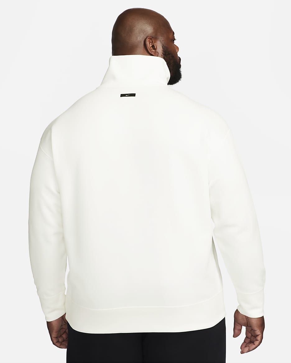 Nike Sportswear Tech Fleece Reimagined Men's Oversized Turtleneck Sweatshirt - Sail