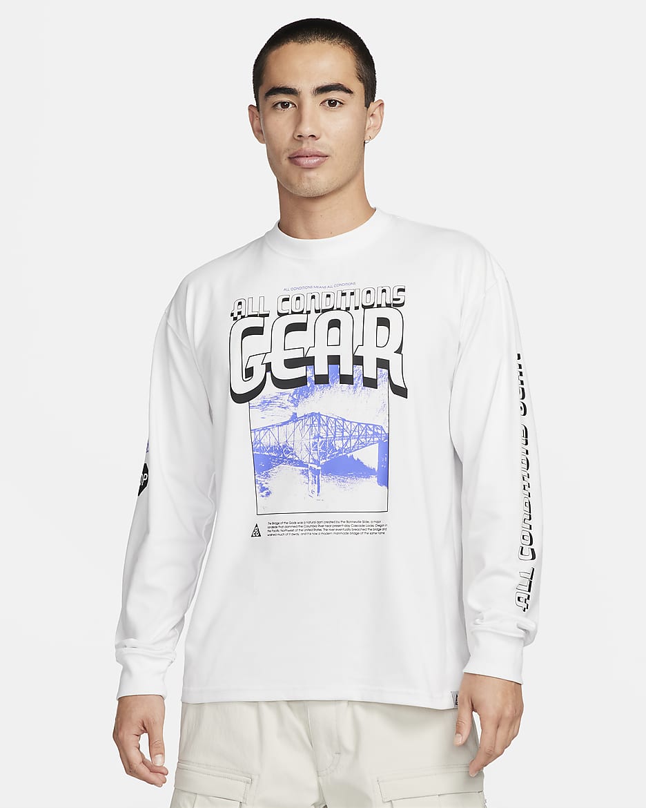 ナイキ ACG メンズ ロングスリーブ Tシャツ - サミットホワイト
