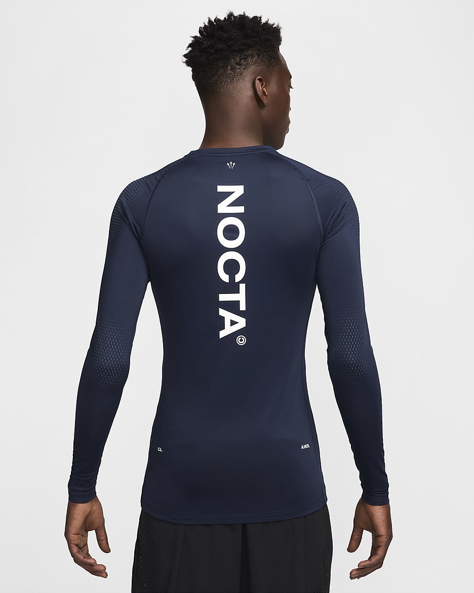 NOCTA Men's Long-Sleeve Base Layer Top - College Navy/White