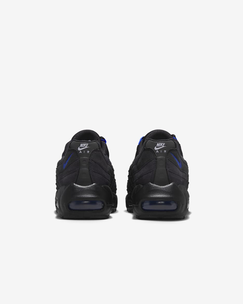 Nike Air Max 95 Older Kids' Shoes - Black/Wolf Grey/White/Game Royal