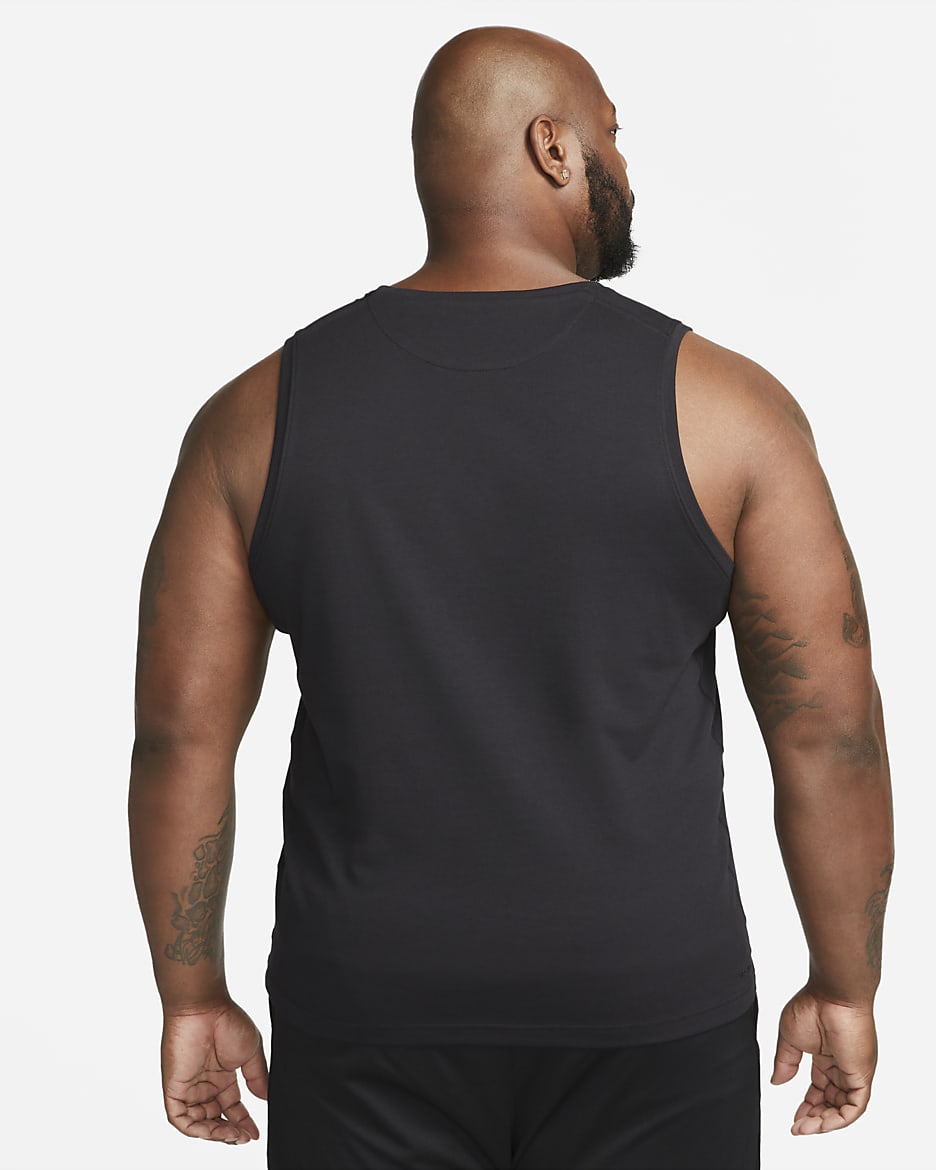 Nike Primary vielseitiges Dri-FIT-Tanktop für Herren - Schwarz/Schwarz