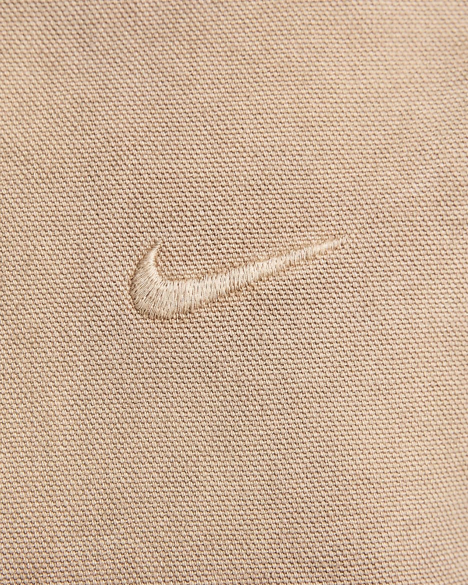 Veste à zip non doublée Nike Life pour homme - Hemp/Hemp