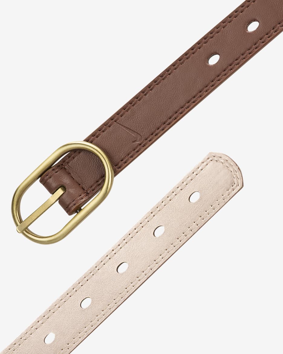 Nike Women's Reversible Belt - Brown