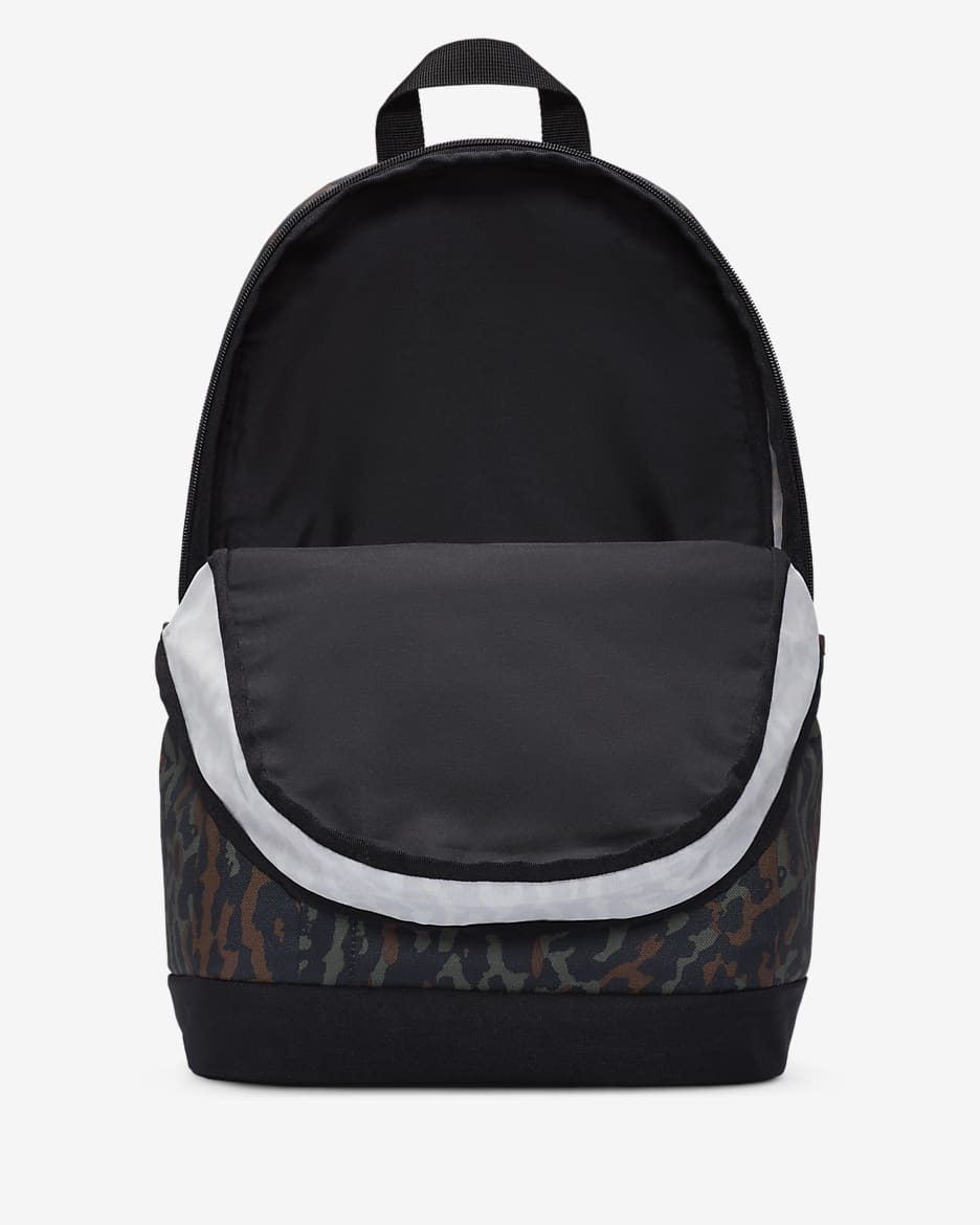 Nike Backpack (21L) - Black/Black/White