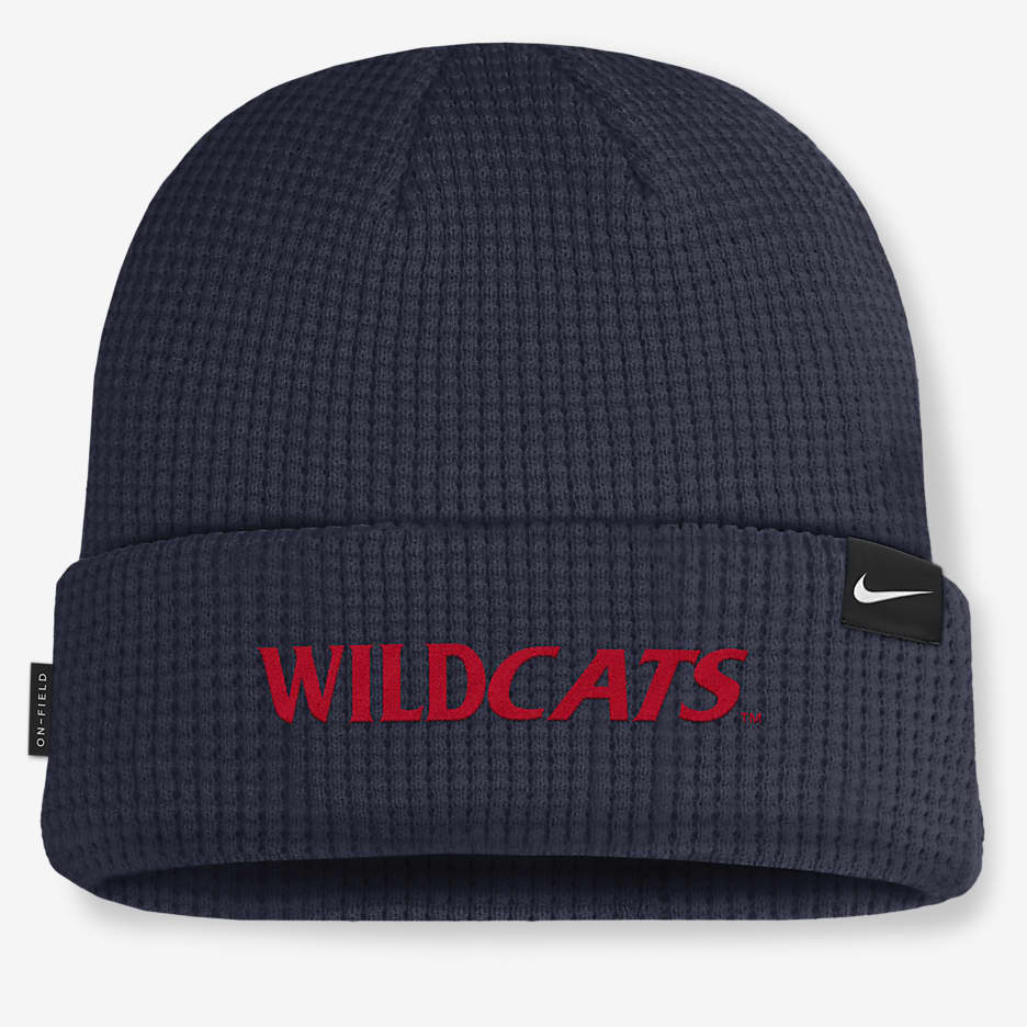 Arizona Wildcats Sideline Terra Men's Nike College Cuffed Beanie - College Navy