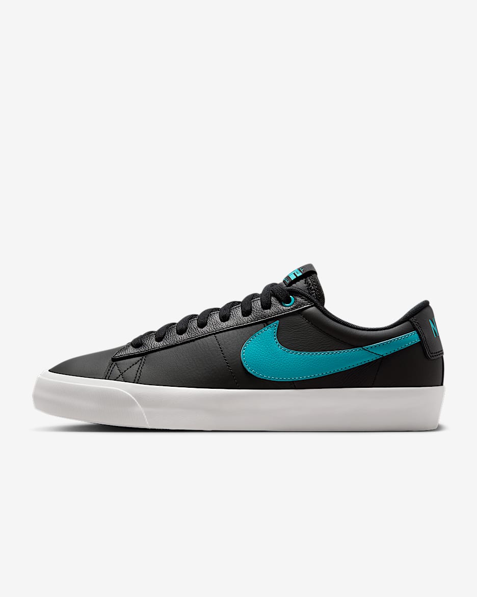Tenis para hombre Nike SB Blazer Low Pro GT - Negro/Negro/Blanco cumbre/Cactus empolvado