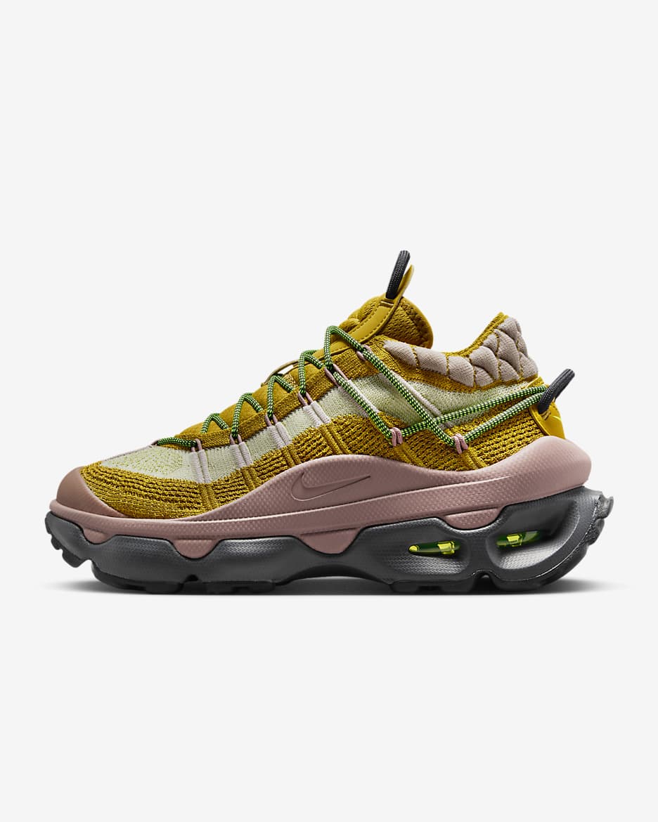 Nike Air Max Flyknit Venture Women's Shoes - Bronzine/Smokey Mauve/Dark Smoke Grey/Volt