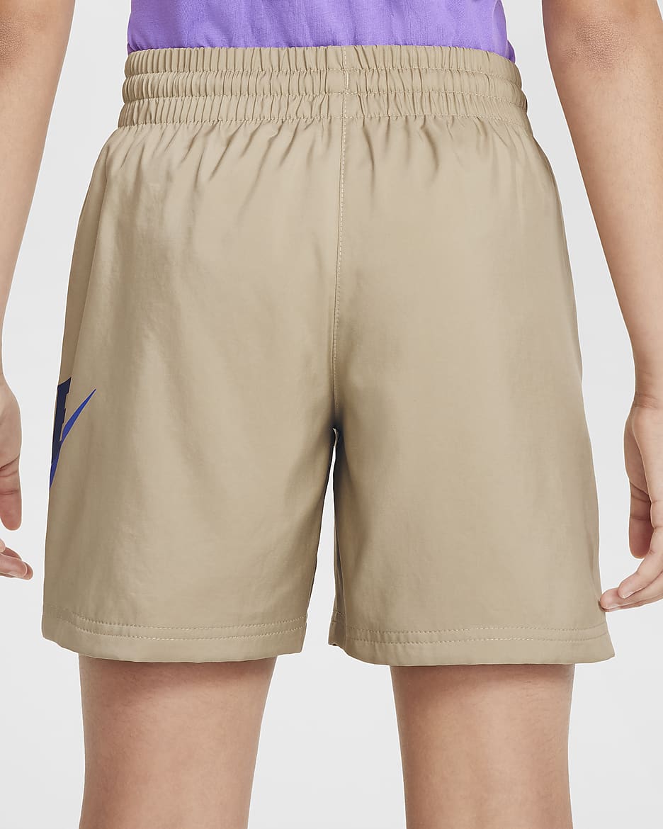 Nike Sportswear Older Kids' Woven Shorts - Khaki