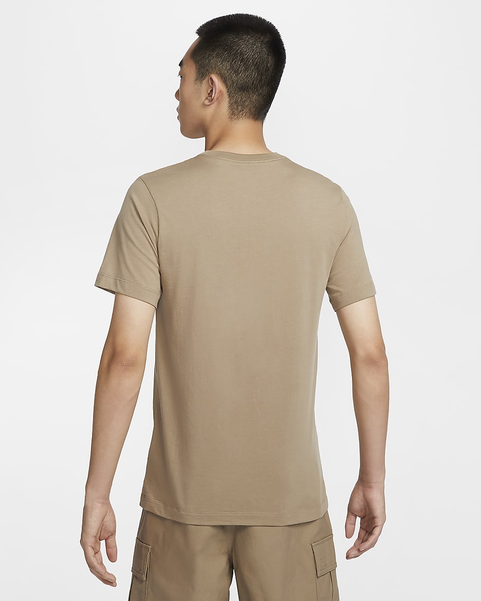 mens khaki nike t shirt
