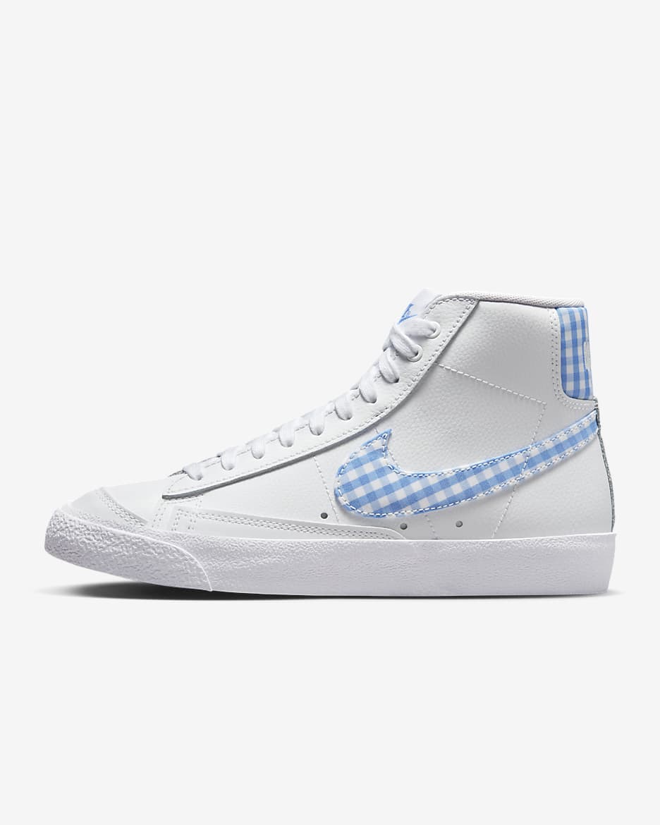 Nike Blazer Mid '77 Women's Shoes - White/University Blue