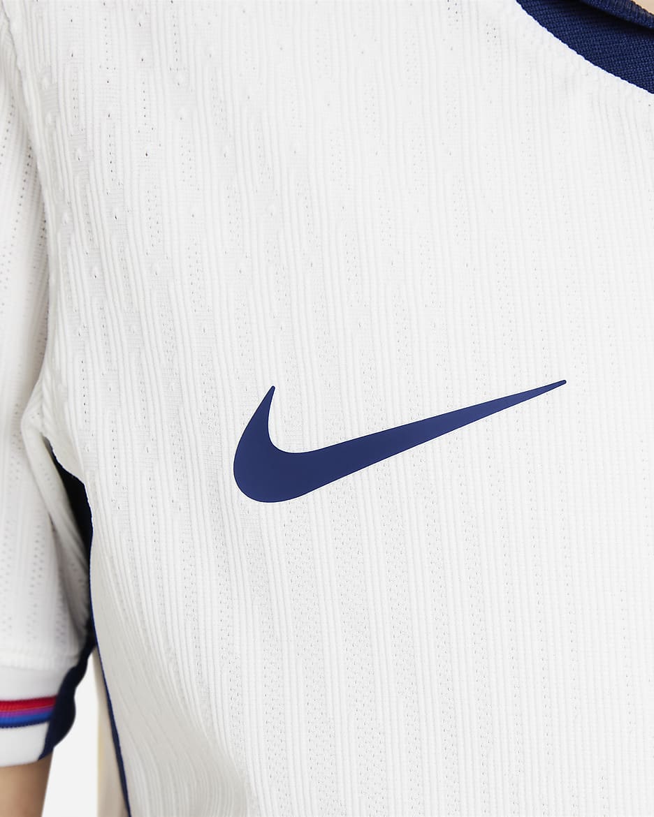 Camisola de futebol Authentic Nike Dri-FIT ADV do equipamento principal Match Inglaterra (equipa masculina) 2024/25 Júnior - Branco/Azul Void