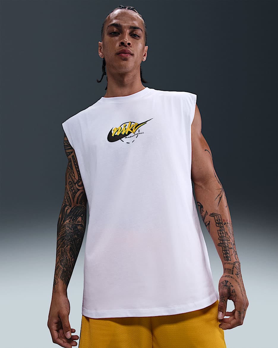Nike Basketball-T-Shirt (Herren) - Weiß