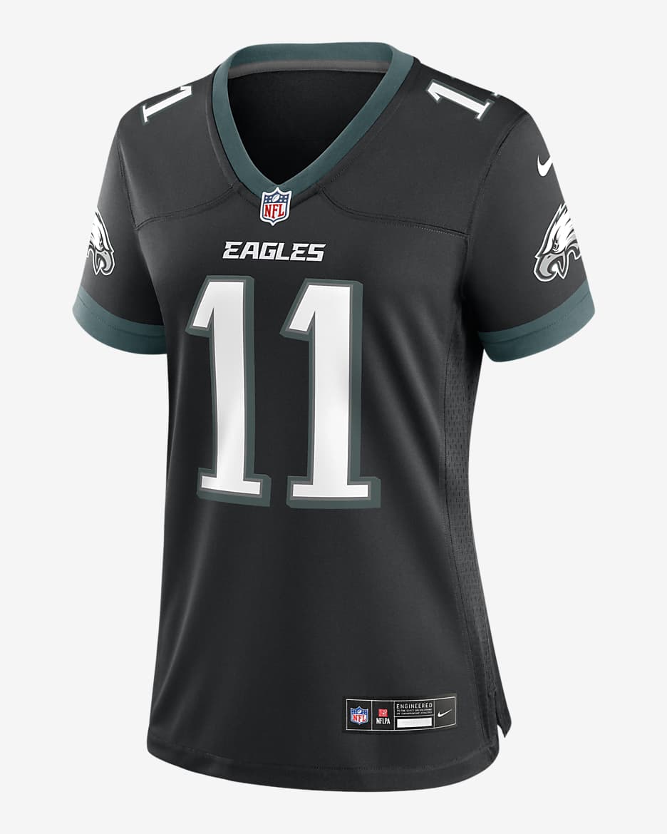 A.J. Brown Philadelphia Eagles Women’s Nike NFL Game Jersey - Black