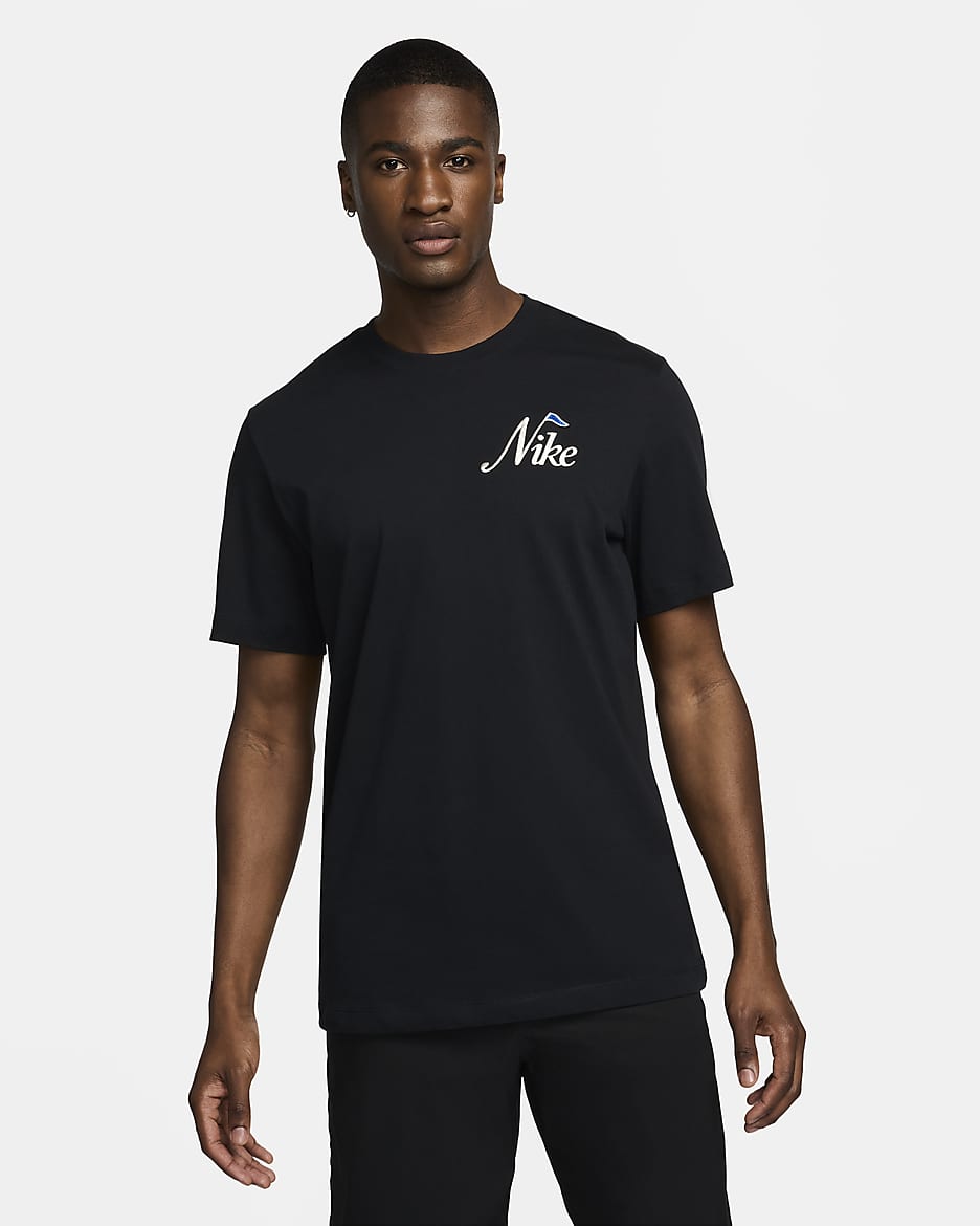 Playera de golf Nike para hombre - Negro