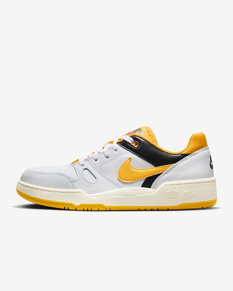 Nike Full Force Low Men's Shoes - White/Black/Sail/University Gold