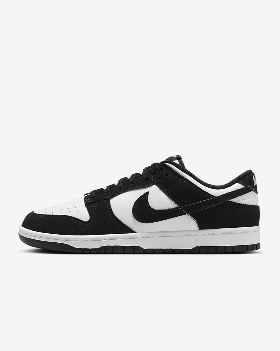 Nike Dunk Low Retro-sko til mænd - hvid/hvid/sort